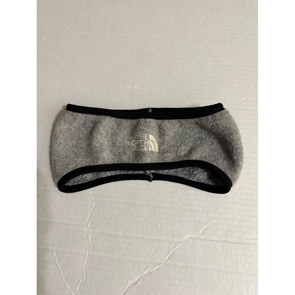 The North Face Polartec Fleece Headband Ear Warmer Gray Hiking Outdoors One Size